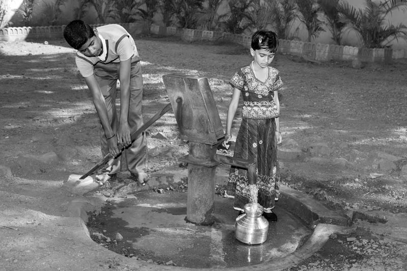 Nature-based Solutions for Drinking Water - handpump recharged through watershed management in Ahmednagar district, Maharashtra